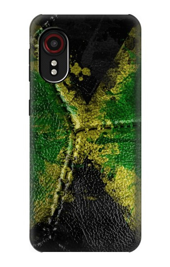 S3319 Jamaïque Drapeau graphique Football Millésime Etui Coque Housse pour Samsung Galaxy Xcover 5