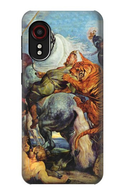 S3331 Peter Paul Rubens Tigre und Lowenjagd Etui Coque Housse pour Samsung Galaxy Xcover 5 S3331 Peter Paul Rubens Tigre und Lowenjagd Etui Coque Housse pour Samsung Galaxy Xcover 5