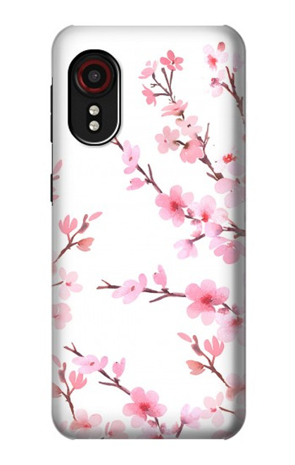 S3707 Fleur de cerisier rose fleur de printemps Etui Coque Housse pour Samsung Galaxy Xcover 5