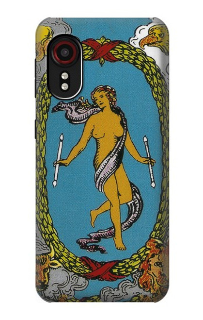 S3746 Carte de tarot le monde Etui Coque Housse pour Samsung Galaxy Xcover 5