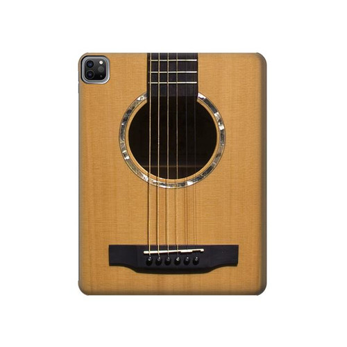 S0057 Guitare acoustique Etui Coque Housse pour iPad Pro 12.9 (2022, 2021, 2020, 2018), iPad Air 13 (2025, 2024)