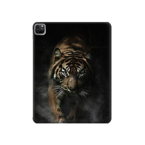 S0877 Tigre du Bengale Etui Coque Housse pour iPad Pro 12.9 (2022,2021,2020,2018, 3rd, 4th, 5th, 6th)