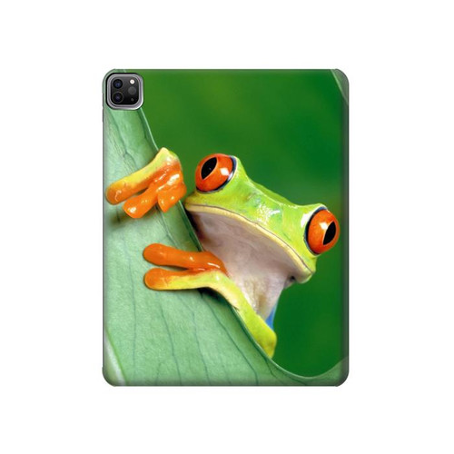 S1047 Petite grenouille Etui Coque Housse pour iPad Pro 12.9 (2022,2021,2020,2018, 3rd, 4th, 5th, 6th)