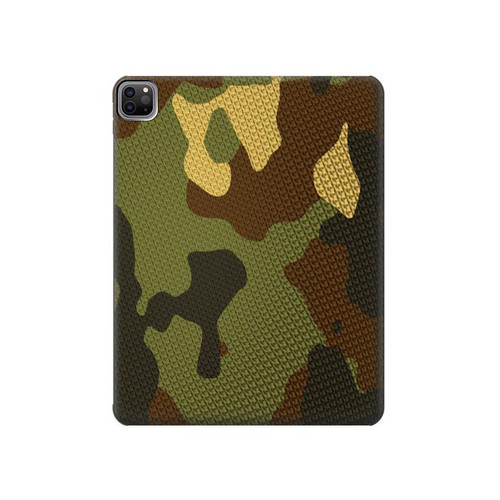 S1602 Camo Camouflage Imprimé graphique Etui Coque Housse pour iPad Pro 12.9 (2022,2021,2020,2018, 3rd, 4th, 5th, 6th)