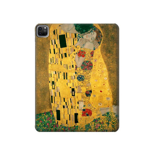 S2137 Gustav Klimt Le Baiser Etui Coque Housse pour iPad Pro 12.9 (2022,2021,2020,2018, 3rd, 4th, 5th, 6th)