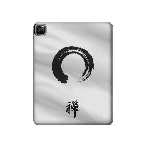 S2398 Bouddhisme Zen Symbole Etui Coque Housse pour iPad Pro 12.9 (2022,2021,2020,2018, 3rd, 4th, 5th, 6th)