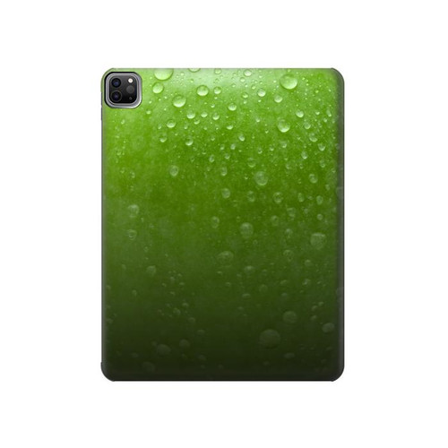 S2475 Seamless Texture verte pomme Etui Coque Housse pour iPad Pro 12.9 (2022,2021,2020,2018, 3rd, 4th, 5th, 6th)