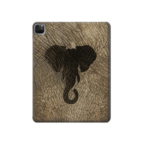 S2516 Elephant Peau Imprimé graphique Etui Coque Housse pour iPad Pro 12.9 (2022,2021,2020,2018, 3rd, 4th, 5th, 6th)