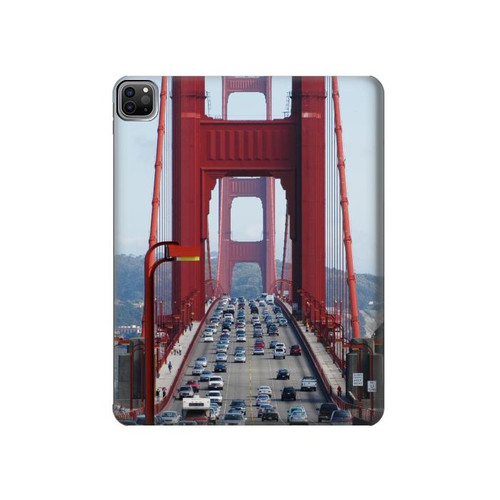S2637 le pont du Golden Gate Etui Coque Housse pour iPad Pro 12.9 (2022, 2021, 2020, 2018), iPad Air 13 (2025, 2024)