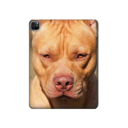 S2903 Chien américain Pitbull Etui Coque Housse pour iPad Pro 12.9 (2022,2021,2020,2018, 3rd, 4th, 5th, 6th)