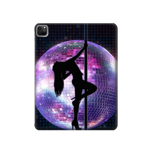 S3284 Disco Pole Fille Danse Etui Coque Housse pour iPad Pro 12.9 (2022,2021,2020,2018, 3rd, 4th, 5th, 6th)