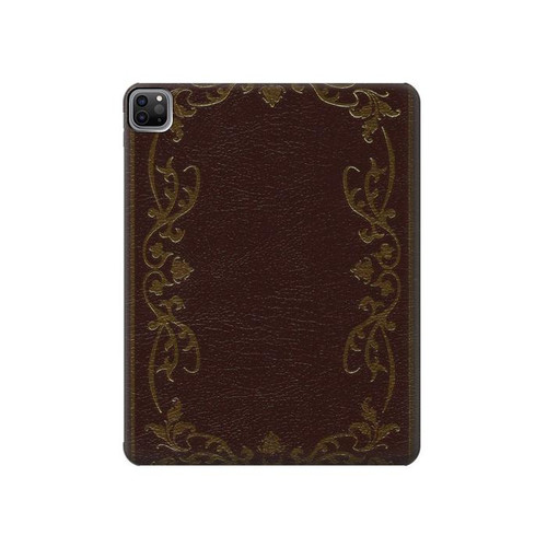 S3553 Couverture Livre millésimé Etui Coque Housse pour iPad Pro 12.9 (2022, 2021, 2020, 2018), iPad Air 13 (2025, 2024)
