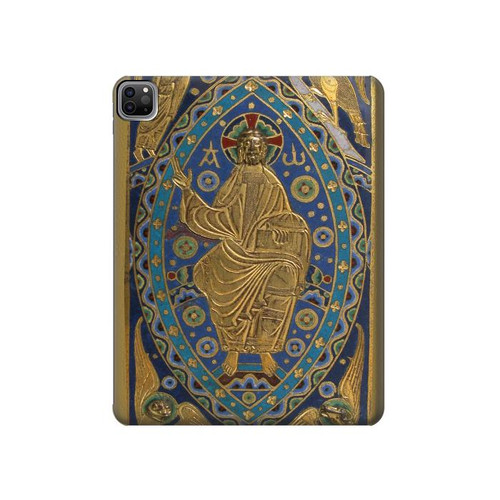 S3620 Livre Couverture Majesty Christ Etui Coque Housse pour iPad Pro 12.9 (2022, 2021, 2020, 2018), iPad Air 13 (2025, 2024)