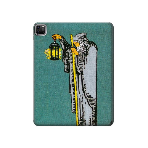 S3741 Carte de tarot l'ermite Etui Coque Housse pour iPad Pro 12.9 (2022,2021,2020,2018, 3rd, 4th, 5th, 6th)