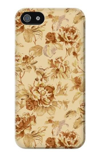 S2180 Flower Floral Vintage Pattern Etui Coque Housse pour iPhone 5 5S SE