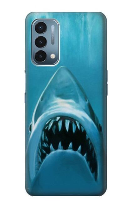 S0830 Requin blanc Etui Coque Housse pour OnePlus Nord N200 5G