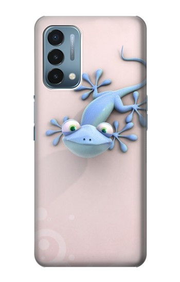 S1631 Drôle Gecko Lézard Etui Coque Housse pour OnePlus Nord N200 5G