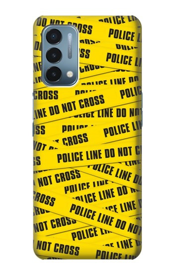 S2088 Banderole de la police ne pas dépasser Etui Coque Housse pour OnePlus Nord N200 5G