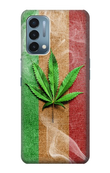 S2109 Drapeau Rasta Etui Coque Housse pour OnePlus Nord N200 5G