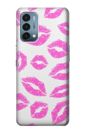 S2214 Bisous Lèvres roses Etui Coque Housse pour OnePlus Nord N200 5G