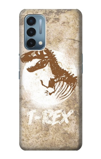 S2372 T-Rex Jurassic Fossile Etui Coque Housse pour OnePlus Nord N200 5G