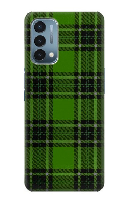 S2373 Motif vert Tartan Etui Coque Housse pour OnePlus Nord N200 5G