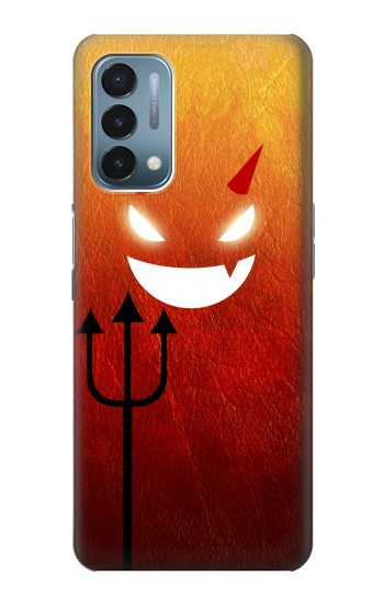 S2454 Rouge mignon petit diable Dessin animé Etui Coque Housse pour OnePlus Nord N200 5G