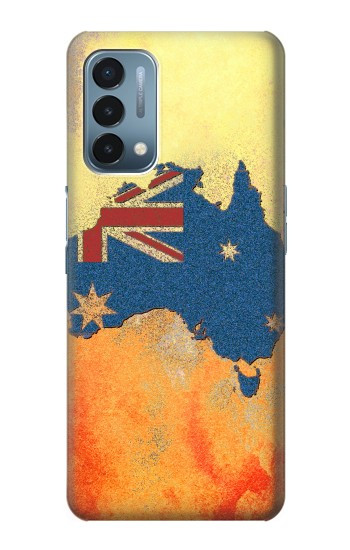 S2494 Australie Drapeau Carte texture de la roche Etui Coque Housse pour OnePlus Nord N200 5G