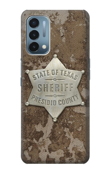 S2868 Texas Presidio shérif du comté Badge Etui Coque Housse pour OnePlus Nord N200 5G