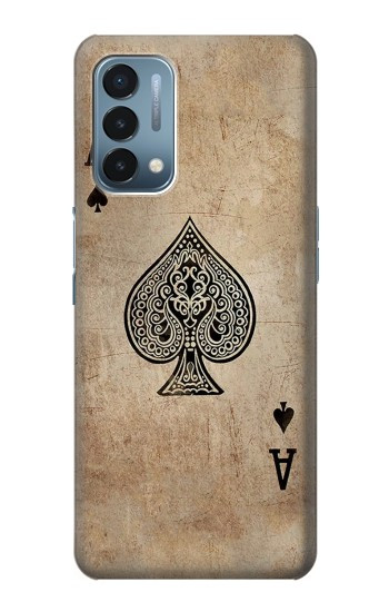 S2928 Ace Carte pique millésimé Etui Coque Housse pour OnePlus Nord N200 5G