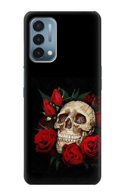 S3753 Roses de crâne gothique sombre Etui Coque Housse pour OnePlus Nord N200 5G