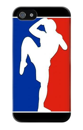 S2278 Muay Thai Kickboxing MMA Martial Art White Etui Coque Housse pour iPhone 5 5S SE