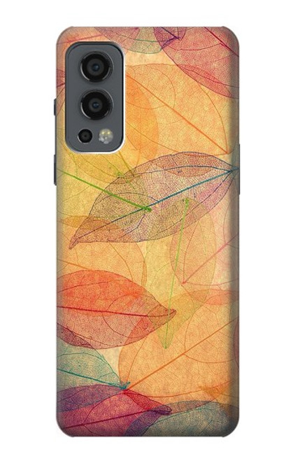 S3686 Automne Feuille Automne Etui Coque Housse pour OnePlus Nord 2 5G