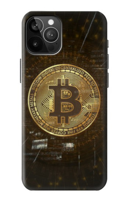 S3798 Crypto-monnaie Bitcoin Etui Coque Housse pour iPhone 12 Pro Max