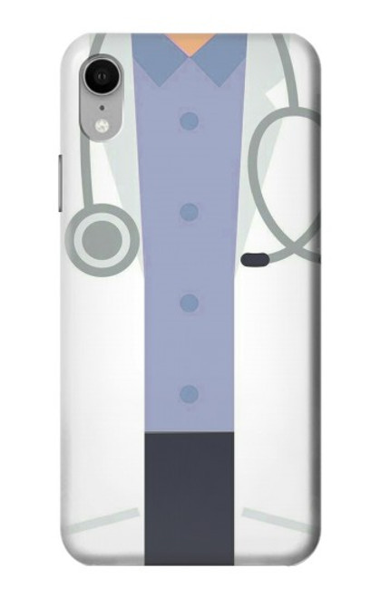 S3801 Costume de docteur Etui Coque Housse pour iPhone XR