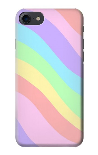 S3810 Vague d'été licorne pastel Etui Coque Housse pour iPhone 7, iPhone 8, iPhone SE (2020) (2022)