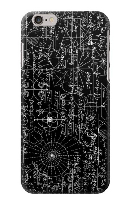S3808 Tableau noir de mathématiques Etui Coque Housse pour iPhone 6 Plus, iPhone 6s Plus