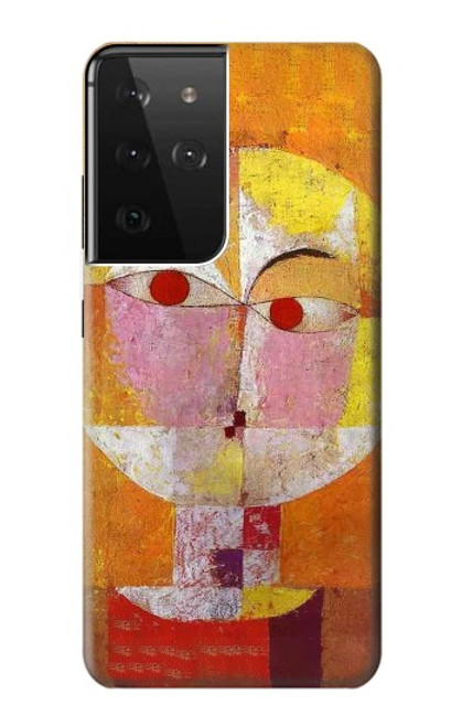 S3811 Paul Klee Senecio Homme Tête Etui Coque Housse pour Samsung Galaxy S21 Ultra 5G