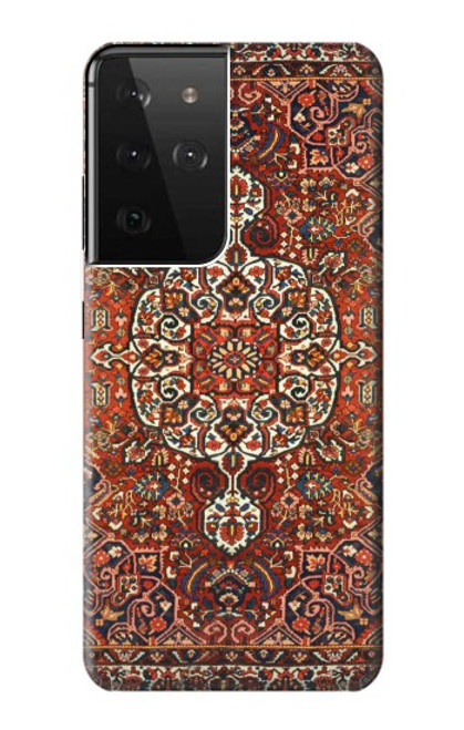 S3813 Motif de tapis persan Etui Coque Housse pour Samsung Galaxy S21 Ultra 5G