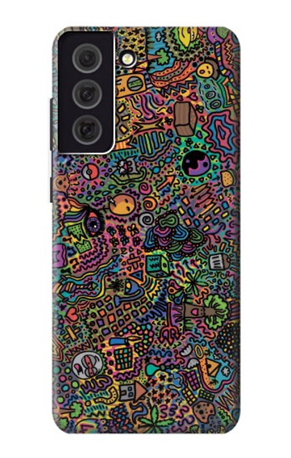 S3815 Art psychédélique Etui Coque Housse pour Samsung Galaxy S21 FE 5G