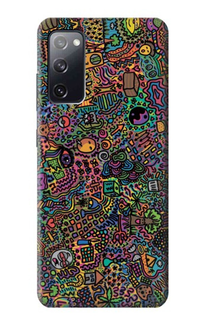 S3815 Art psychédélique Etui Coque Housse pour Samsung Galaxy S20 FE