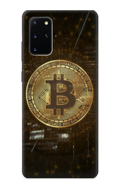 S3798 Crypto-monnaie Bitcoin Etui Coque Housse pour Samsung Galaxy S20 Plus, Galaxy S20+