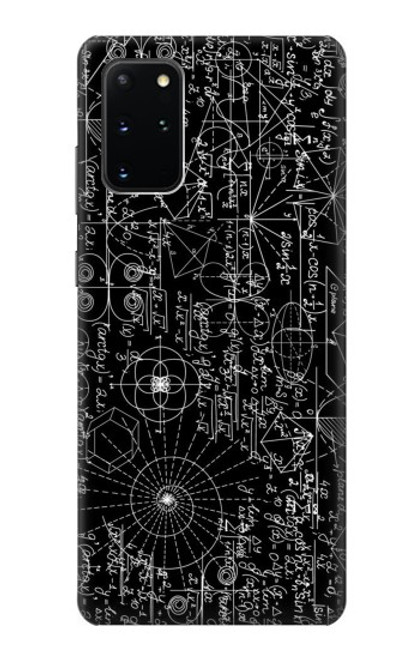 S3808 Tableau noir de mathématiques Etui Coque Housse pour Samsung Galaxy S20 Plus, Galaxy S20+