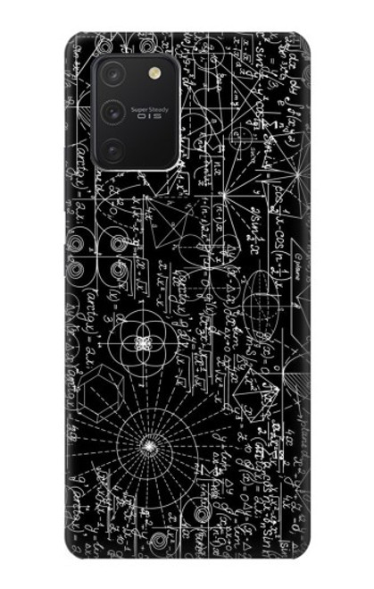 S3808 Tableau noir de mathématiques Etui Coque Housse pour Samsung Galaxy S10 Lite