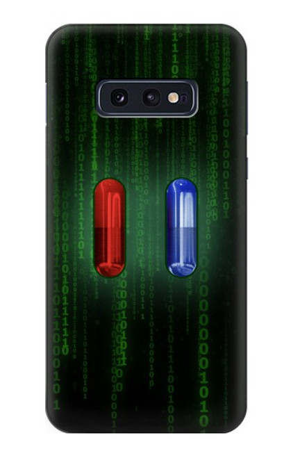 S3816 Comprimé Rouge Comprimé Bleu Capsule Etui Coque Housse pour Samsung Galaxy S10e