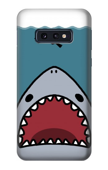 S3825 Plongée en mer de requin de dessin animé Etui Coque Housse pour Samsung Galaxy S10e