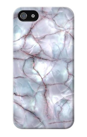 S2316 Dark Blue Marble Texture Graphic Print Etui Coque Housse pour iPhone 5 5S SE