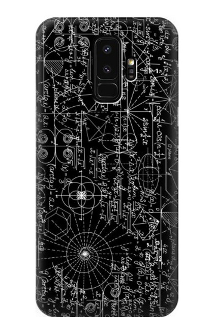 S3808 Tableau noir de mathématiques Etui Coque Housse pour Samsung Galaxy S9 Plus