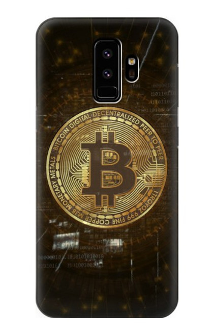S3798 Crypto-monnaie Bitcoin Etui Coque Housse pour Samsung Galaxy S9