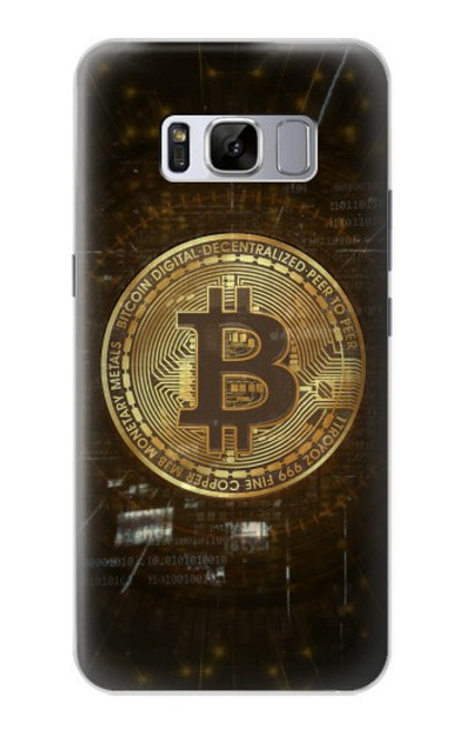 S3798 Crypto-monnaie Bitcoin Etui Coque Housse pour Samsung Galaxy S8 Plus